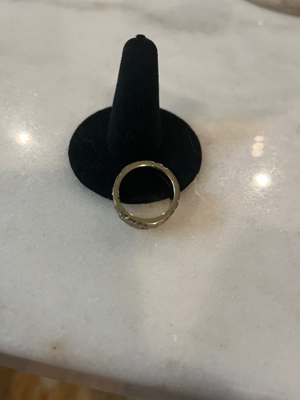 Coach Silver Signature 'C' Pattern Band Ring, Brand New - Picture 5 of 6